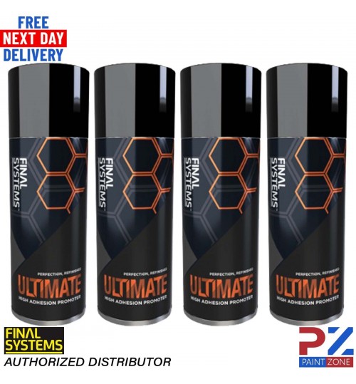4 x FINAL SYSTEMS ULTIMATE HIGH ADHESION PROMOTER AEROSOL - 400ml